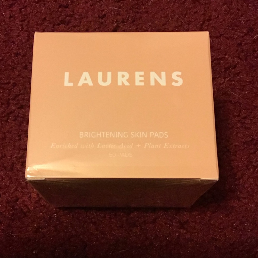 LAURENS 50 BRIGHTENING FACIAL PADS SKIN CARE NEW FRESH SEALED